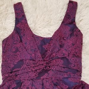 Purple Paisley Party Dress !